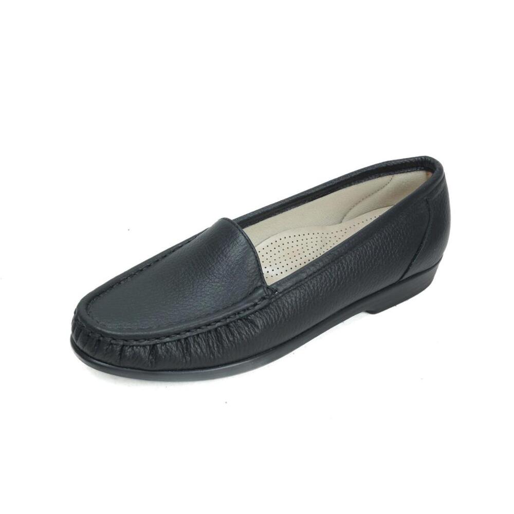 Nwob SAS Simplify Slip On Loafers Women's Shoes BLACK Sz 9 M
